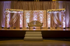 Beautiful Floral Stage and Glittering Accents (1)
